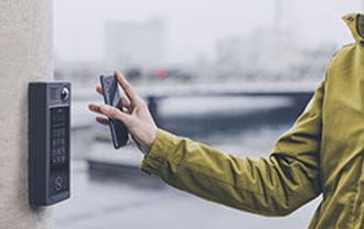 Securing logistic facilities with door access control