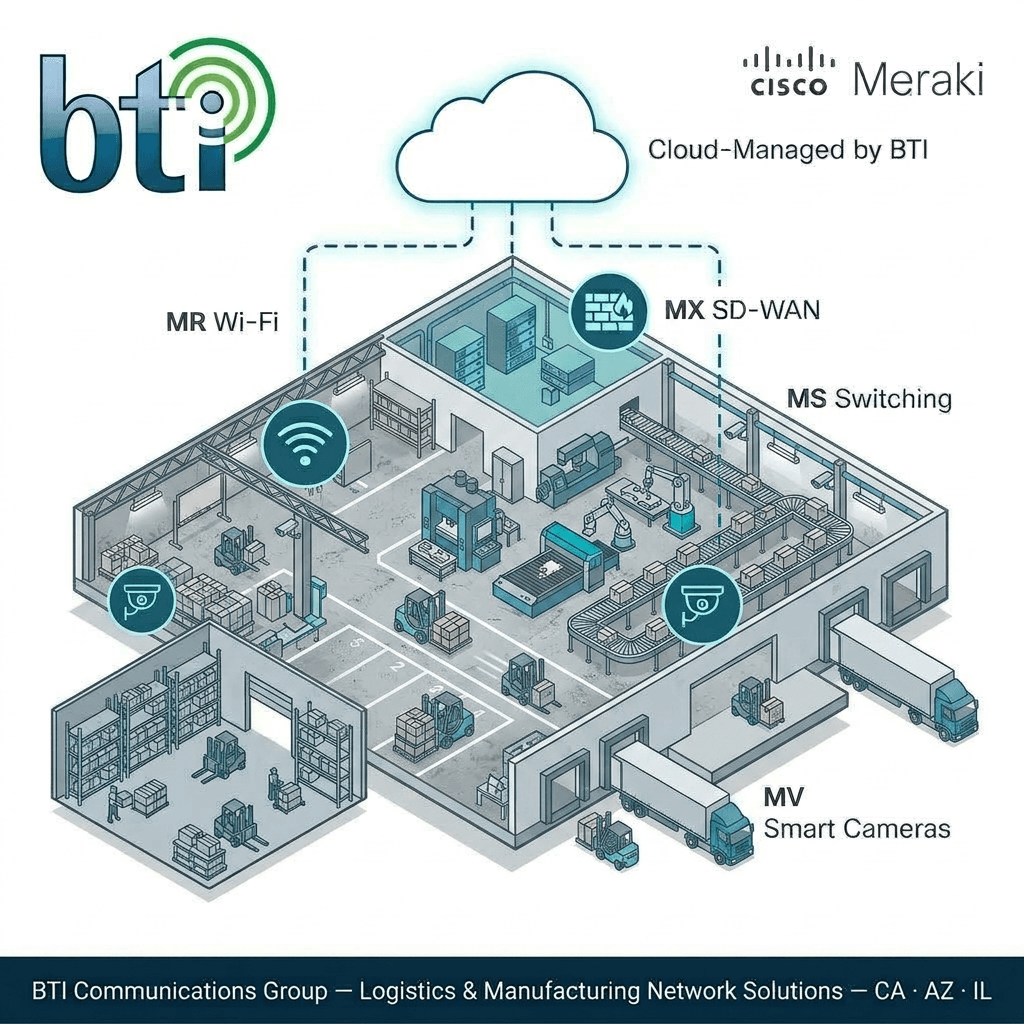 Cisco Meraki Solutions for Logistics & Manufacturing